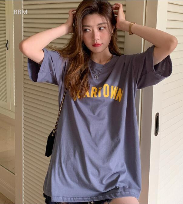 2022★春夏新作★韓国風★レディース★トップス★Tシャツ★英字★カジュアル★半袖★3色M-XL