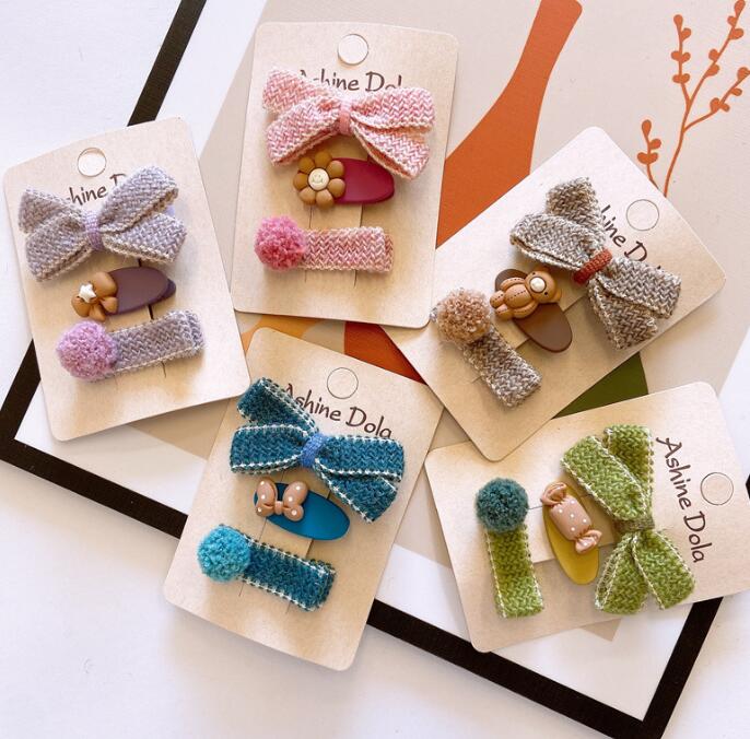 子供用★ヘアピン★ヘアゴム★髪飾り★まとめ髪用★ヘアアクセサリー★3枚入り★多色