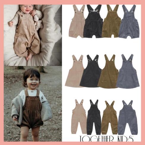 新品★子供服　コールテンサロペットワンピース&ズボン★80-130cm★4色