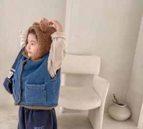 秋冬新作★子供服★トップス★ベスト★韓国風子供服★キッズ女の子★80-130CM