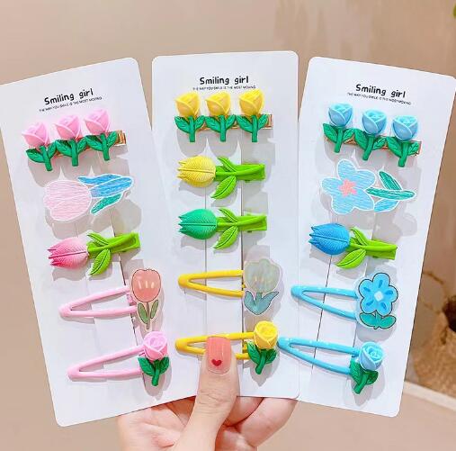 ヘアピン★髪飾り★まとめ髪用★ヘアアクセサリー★5枚入り★女の子★多色