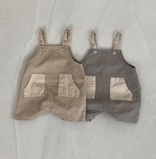 2022★春秋新作★韓国風ベビー服★サロペット★2色66-90CM