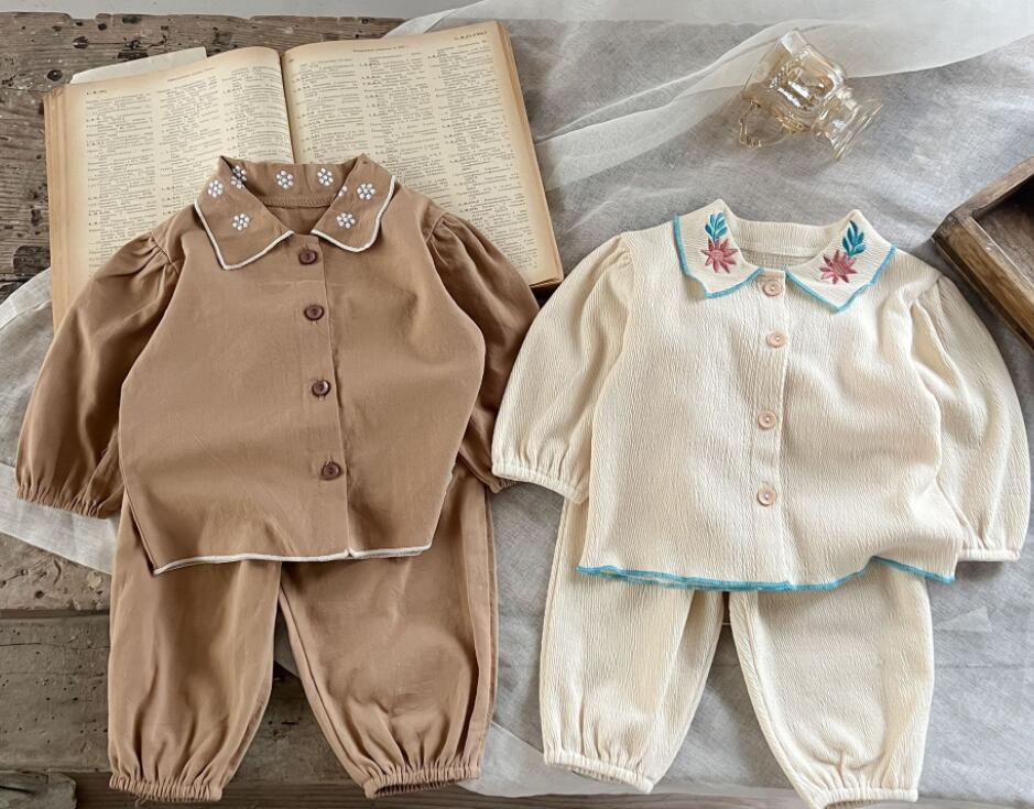 2023年新品★ベビー服　トップス+ズボン　セットアップ★66-100cm★2色