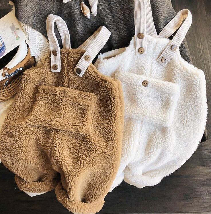 新品★子供服　ボアサロペット★73-110cm★2色