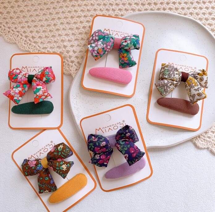 「2月初入荷」子供用★キッズ女の子★髪飾り★まとめ髪用★ヘアアクセサリー★2枚入り★ヘアピン★多色