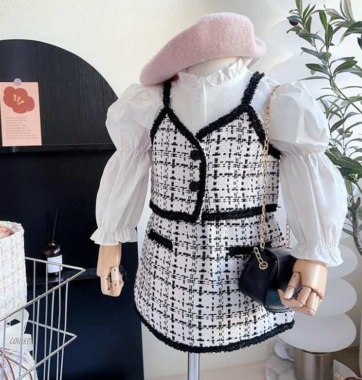 2023年★子供服　トップス&ベスト+スカート分けて販売★90-140cm★