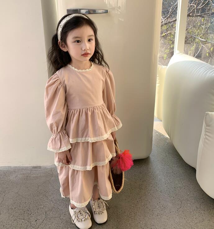 2023年★子供服　ワンピース★90-140cm★2色