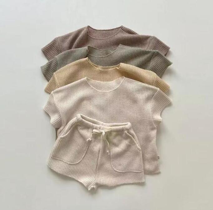 2023★春夏新作★韓国風子供服★トップス+ズボン2セット★4色73-120CM