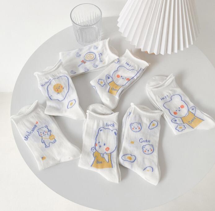 2023★春夏新作★ソックス★韓国風★レディース靴下★7色