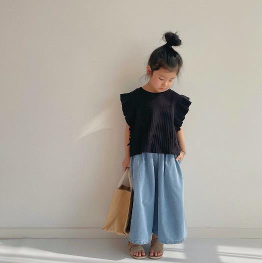 2023春夏新品★親子用服　ボトムス　ズボン　九分丈　90-150cm/F