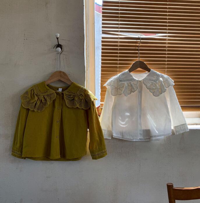 2023★春新作★韓国風子供服★トップス★シャツ★2色90-130CM