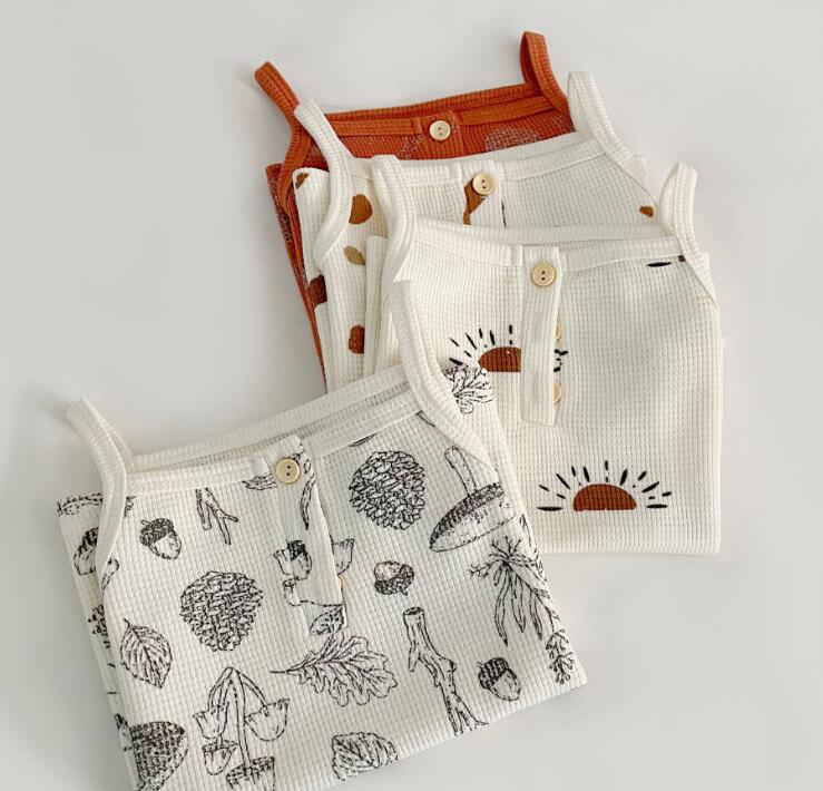 2023夏新品★子供服　トップス+ズボン　セットアップ★80-120cm★4種