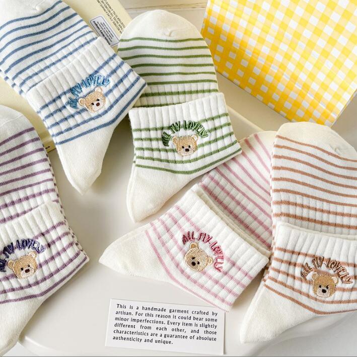 2023★春夏新作★ソックス★韓国風★レディース靴下★6色