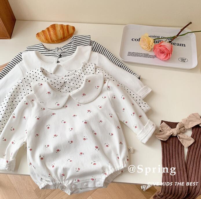 子供服★ロンパース★長袖★韓国風子供服★ベビー★連体服★4色★66-90CM