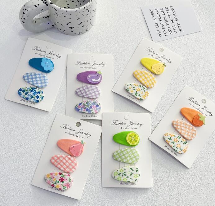 子供用★キッズ★髪飾り★まとめ髪用★ヘアアクセサリー★ヘアピン★3枚入り★多色