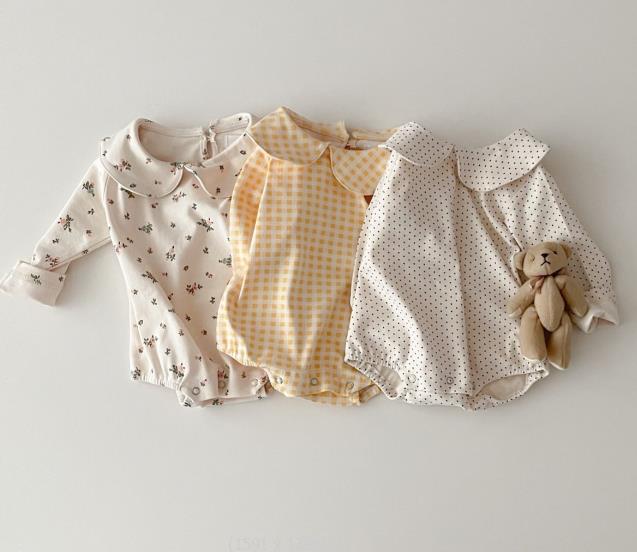 2023春新品★子供服　ロンパース　66-90cm★3色