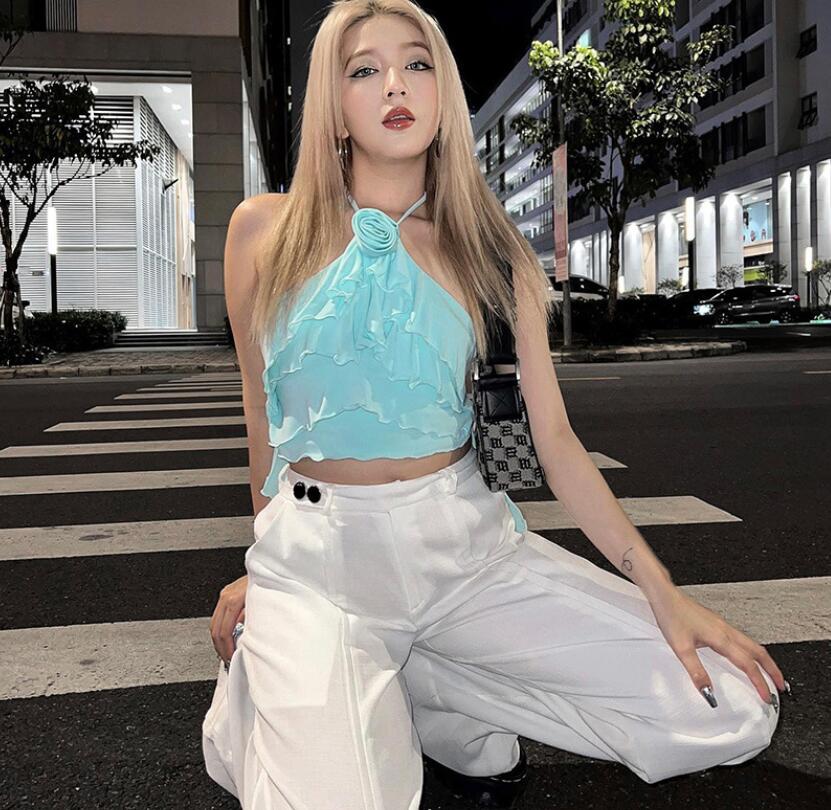 2023新作★お買い得★レディース★修身★キャミソール★セクシー上着★