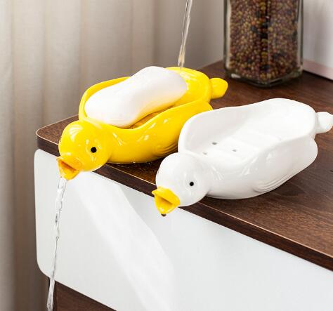 雑貨★置物★超可愛い石鹸ケース★カモ造形★撮影道具★2色