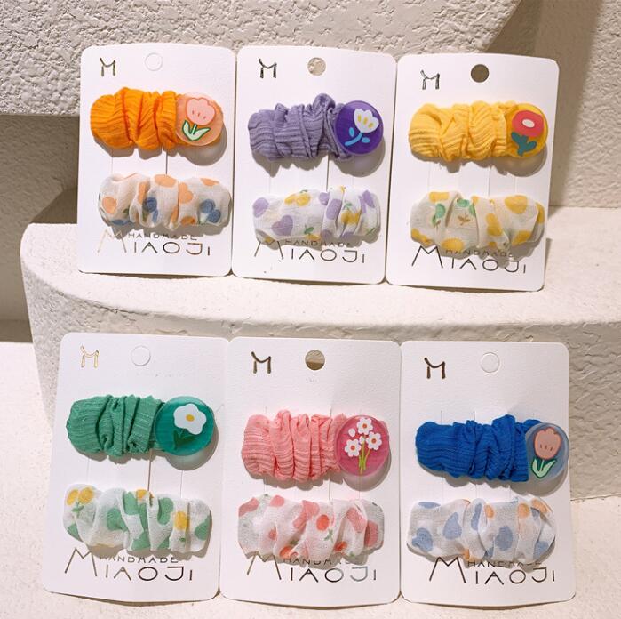 子供用★キッズ★髪飾り★まとめ髪用★ヘアアクセサリー★ヘアピン★2枚入り★可愛い★多色