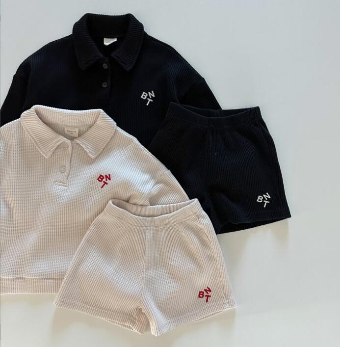 2023★春夏新作★韓国風子供服★トップス+ズボン2セット★2色80-130CM