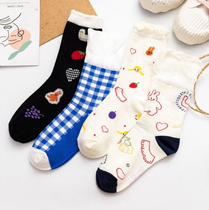 2023★春新作★ソックス★韓国風★レディース靴下★4色