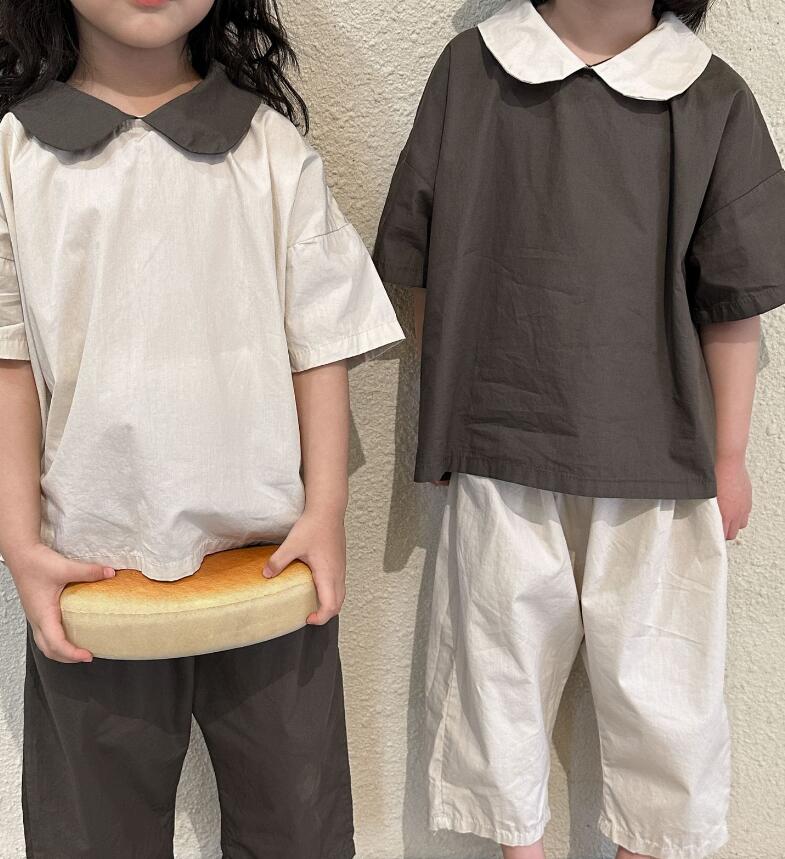 2023★春夏新作★韓国風子供服★トップス+ズボン2セット★2色80-150CM