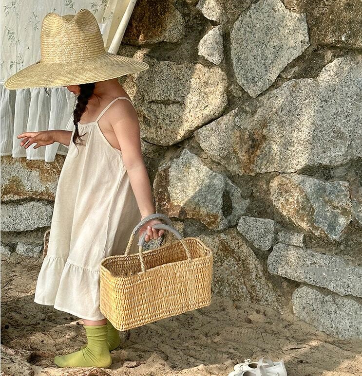 2023★春夏新作★韓国風子供服★吊りワンピース★90-140CM