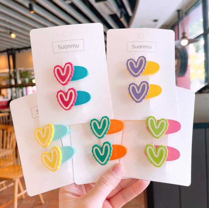 子供用★キッズ★髪飾り★まとめ髪用★ヘアアクセサリー★ヘアピン★2枚入り★可愛い★多色