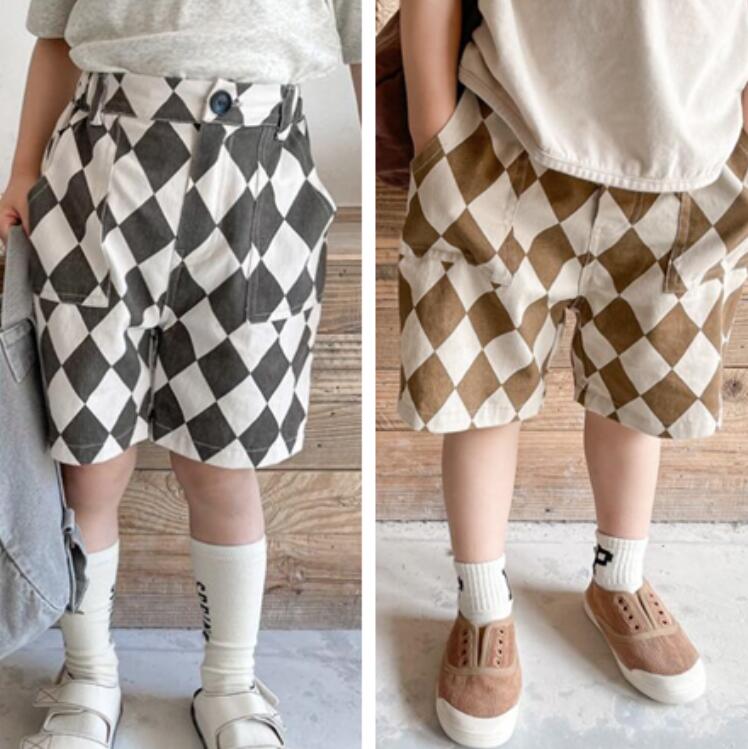 子供服★ハーフパンツ★ボトムス★韓国風子供服★キッズ★男女兼用★2色★80-130CM