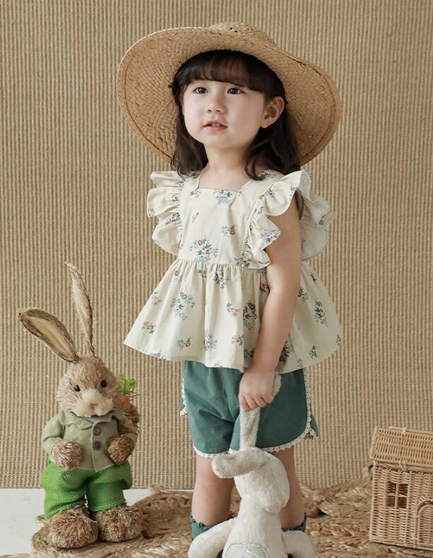 2023新品★子供服　トップス+ズボン　セットアップ★80-130cm★