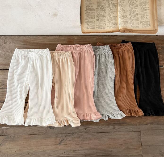 子供服★レギンス★ズボン★ボトムス★韓国風子供服★ベビー★無地★6色★66-120CM