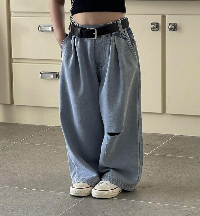 2023★春夏新作★韓国風子供服★ジーンズ★ズボン★2色90-140CM