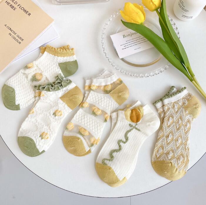 靴下★レデイース★ソックス★大人用★女性用★韓国風★薄手★可愛い★多色