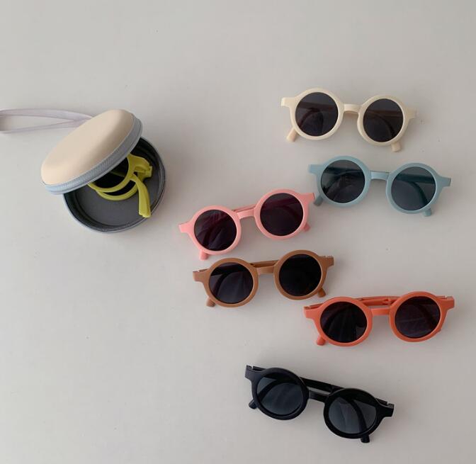 メガネ★日焼け防止★キッズ★子供用★サングラス★子供向けメガネ★折り畳み可能★7色