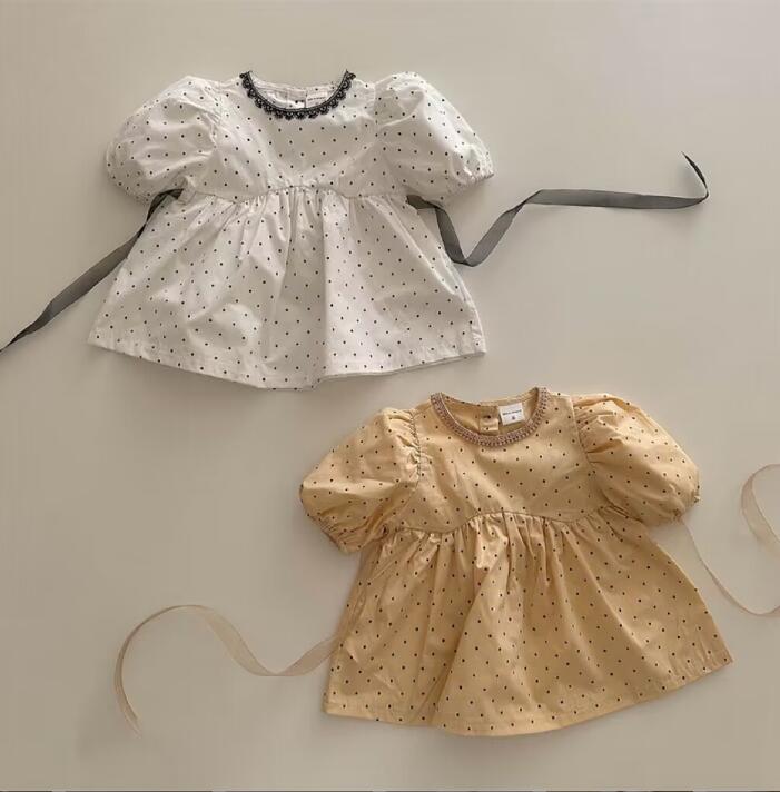 2023★春夏新作★韓国風子供服★ワンピース★2色73-100CM