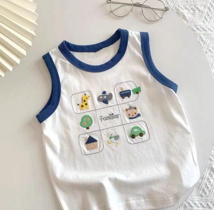 子供服★トップス★ベスト★韓国風子供服★キッズ男の子★カジュアル★80-120CM