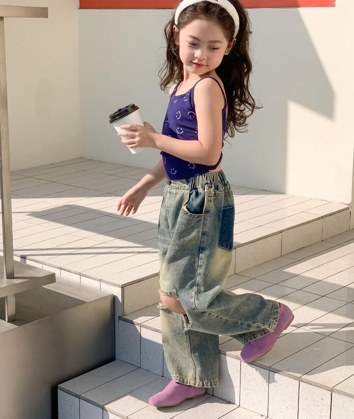 2023★春夏新作★韓国風子供服★ジーンズ★90-150CM