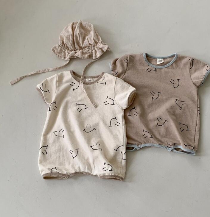 2023夏新品★ベビー服★ロンパース★66-90cm★2色