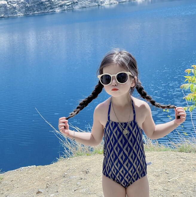 子供服★水着+帽子★連体服★韓国風子供服★キッズ女の子★カジュアル★80-130CM