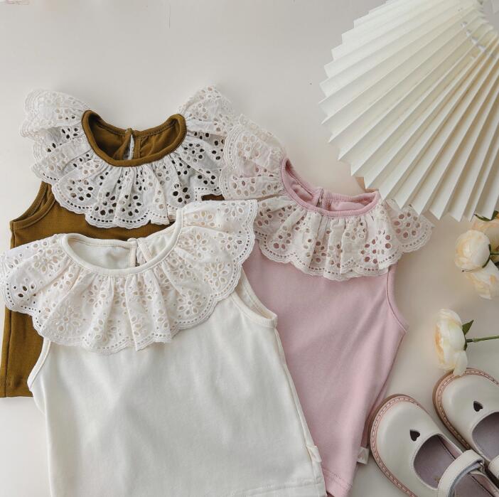 子供服★ノースリーブシャツ★トップス★韓国風子供服★キッズ女の子★3色★90-140CM