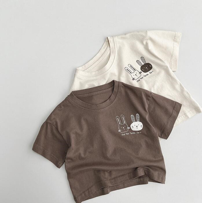子供服★トップス★Tシャツ★韓国風子供服★キッズ★男女兼用★半袖★2色★80-130CM