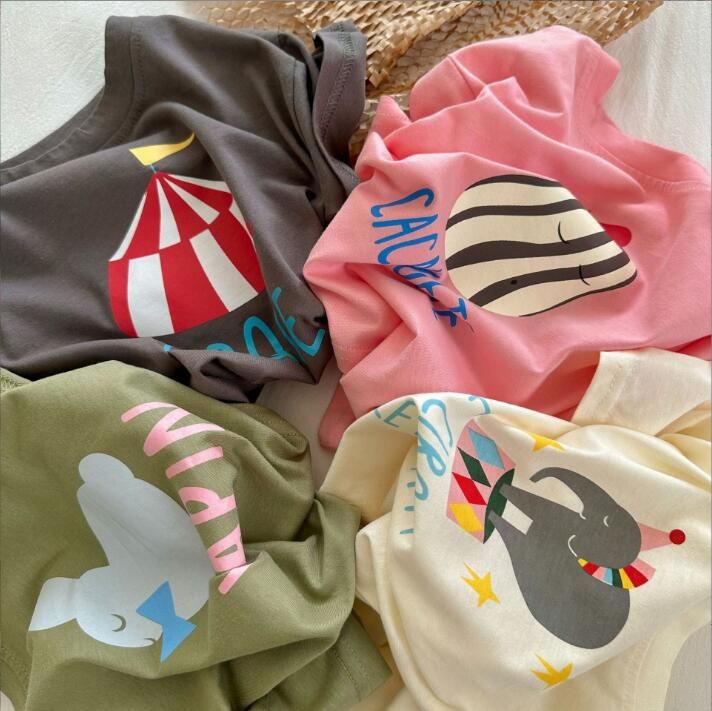 2023★春夏新作★韓国風子供服★Tシャツ★4色90-140CM