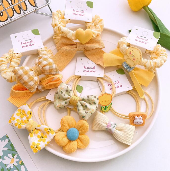 子供用★ヘアゴム★髪飾り★まとめ髪用★ヘアアクセサリー★2枚入り★可愛い★多色