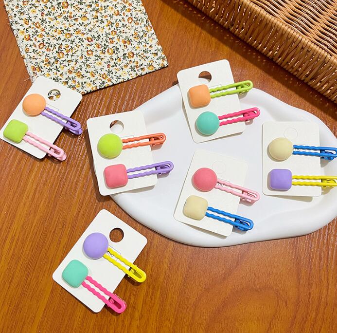 子供用★ヘアピン★髪飾り★まとめ髪用★ヘアアクセサリー★韓国風★2枚入り★多色