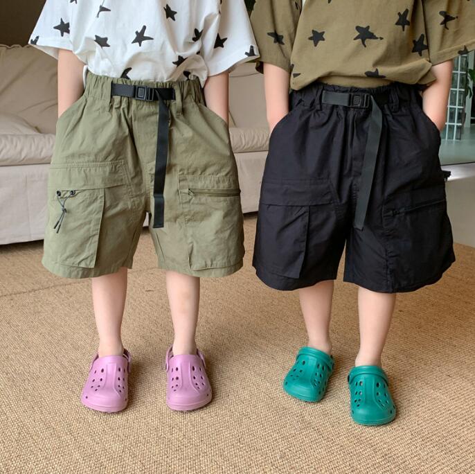 子供服★ボトムス★ハーフパンツ★韓国風子供服★キッズ★男女兼用★カジュアル★2色★90-140CM