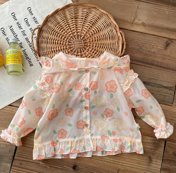 子供服★トップス★薄手★韓国風子供服★キッズ女の子★長袖★可愛い★73-130CM