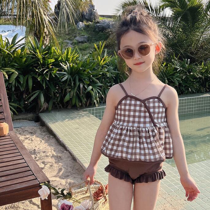 子供服★水着★ノースリーブ★韓国風子供服★キッズ女の子★カジュアル★90-140CM