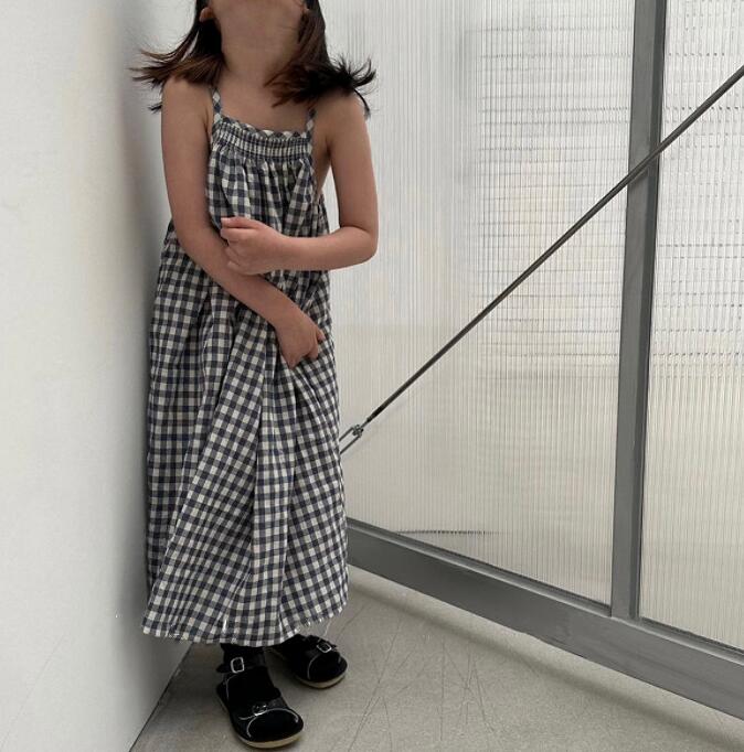 2023★春夏新作★韓国風子供服★吊りワンピース★2色80-140CM