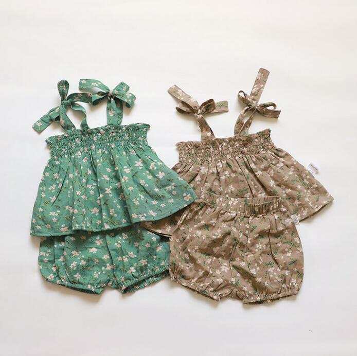 子供服★トップス+パンツ★セットアップ★韓国風子供服★ベビー★可愛い★2色★73-100CM