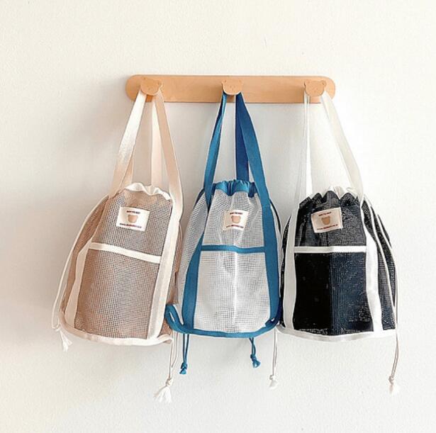 新登場★網袋ビーチトイ収納袋　収納袋★3色